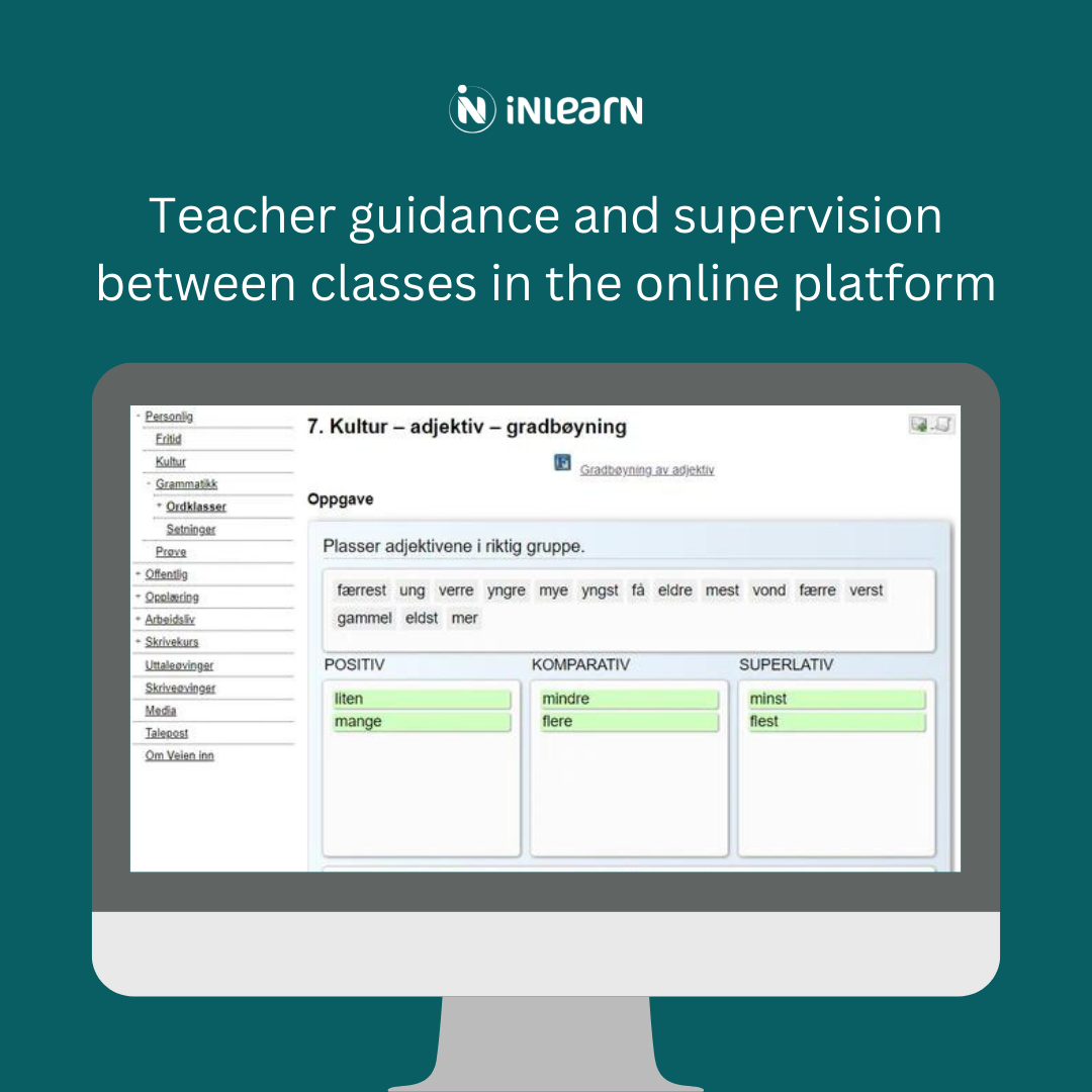 Norwegian Self-study course with Teacher guidance A0-C1